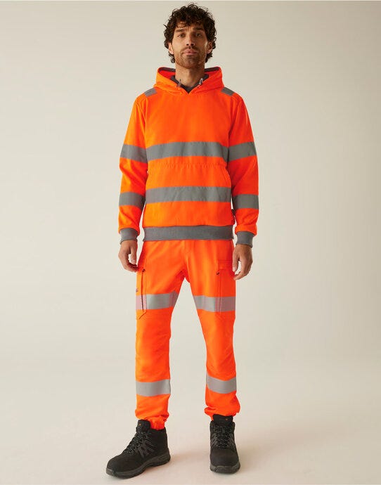 Regatta High Visibility Regatta Hi-Vis Pro Contract Hoodie