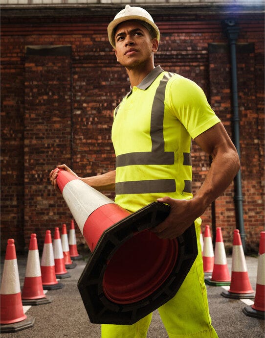 Regatta High Visibility Regatta Hi-Vis Pro Contract Polo Shirt