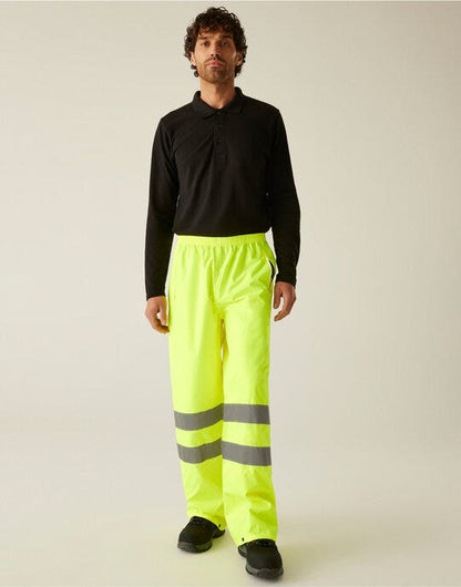 Regatta High Visibility Regatta Hi-VIs Pro Packaway Overtrousers