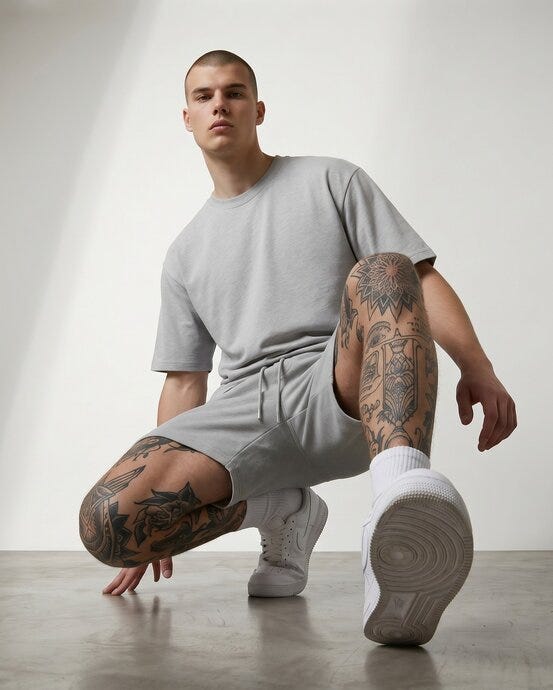 UCC Label Free Collection Organic Shorts