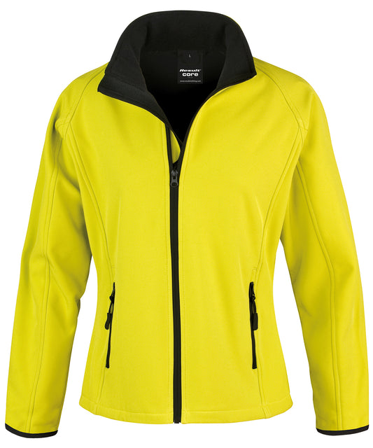 Women's Core printable softshell jacket