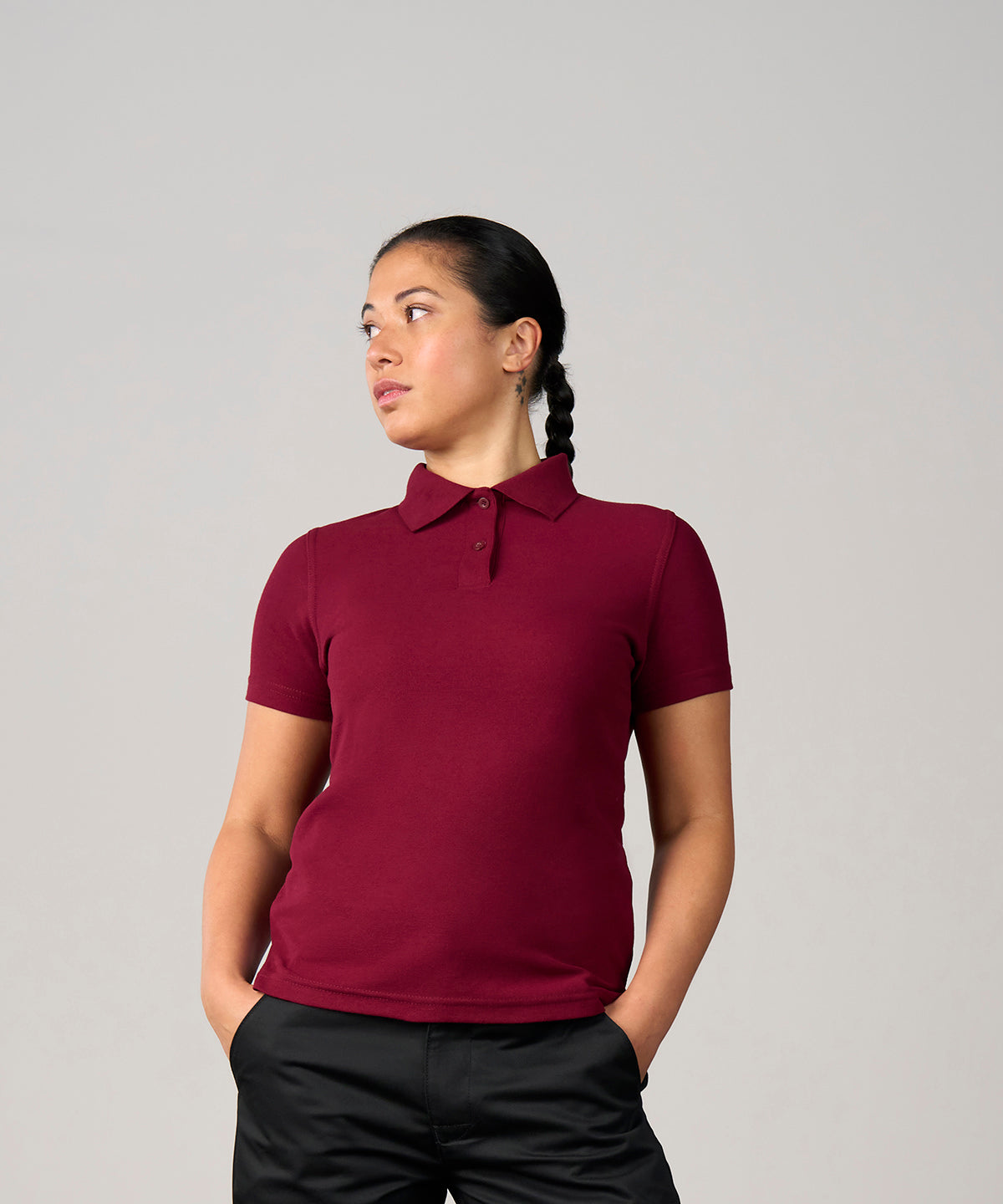 Women's pro polo - White