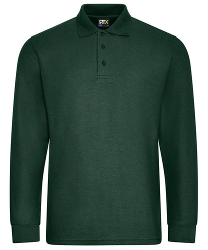 Pro long sleeve polo - Bottle Green