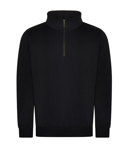 Pro ¼-neck zip sweatshirt - Black