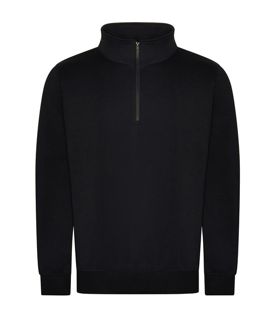 Pro ¼-neck zip sweatshirt - Black
