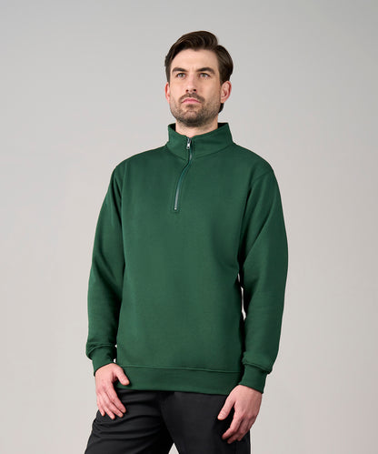 Pro ¼-neck zip sweatshirt - Solid Grey
