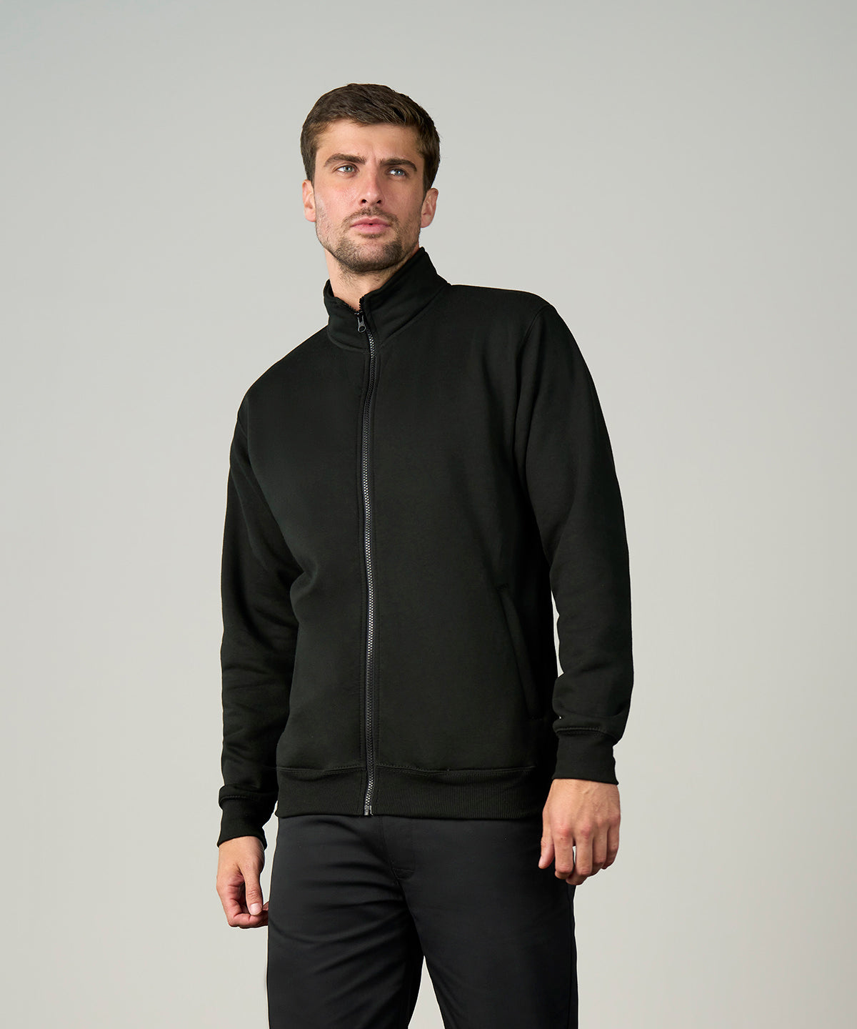 Pro full-zip sweatshirt - Solid Grey