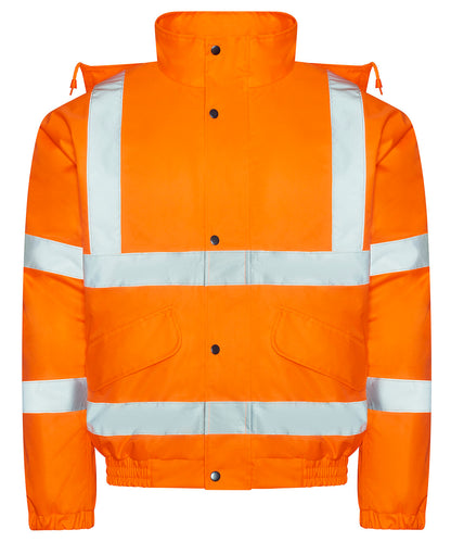 High visibility bomber jacket - HV Orange