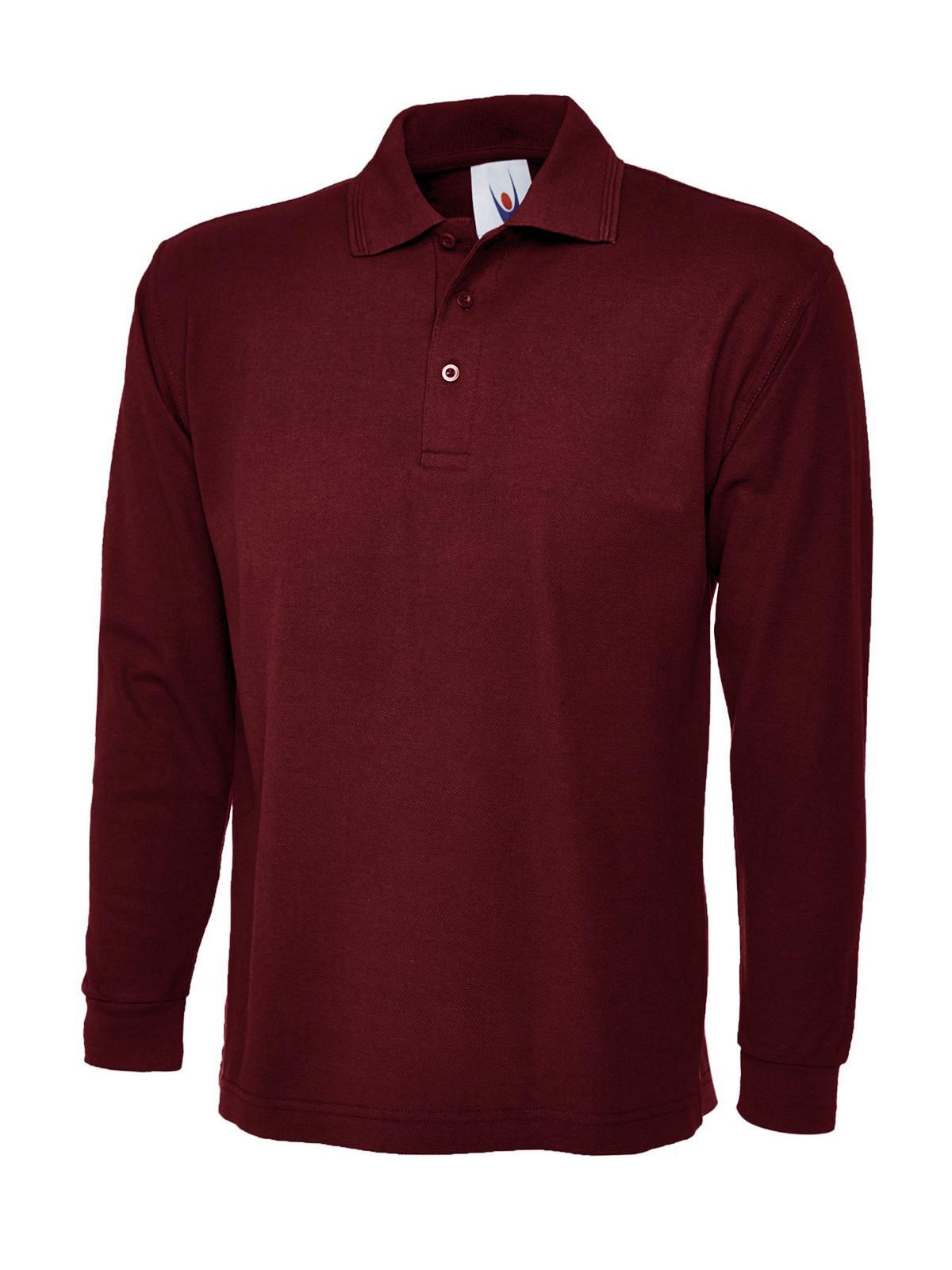 Longsleeve Poloshirt - Maroon