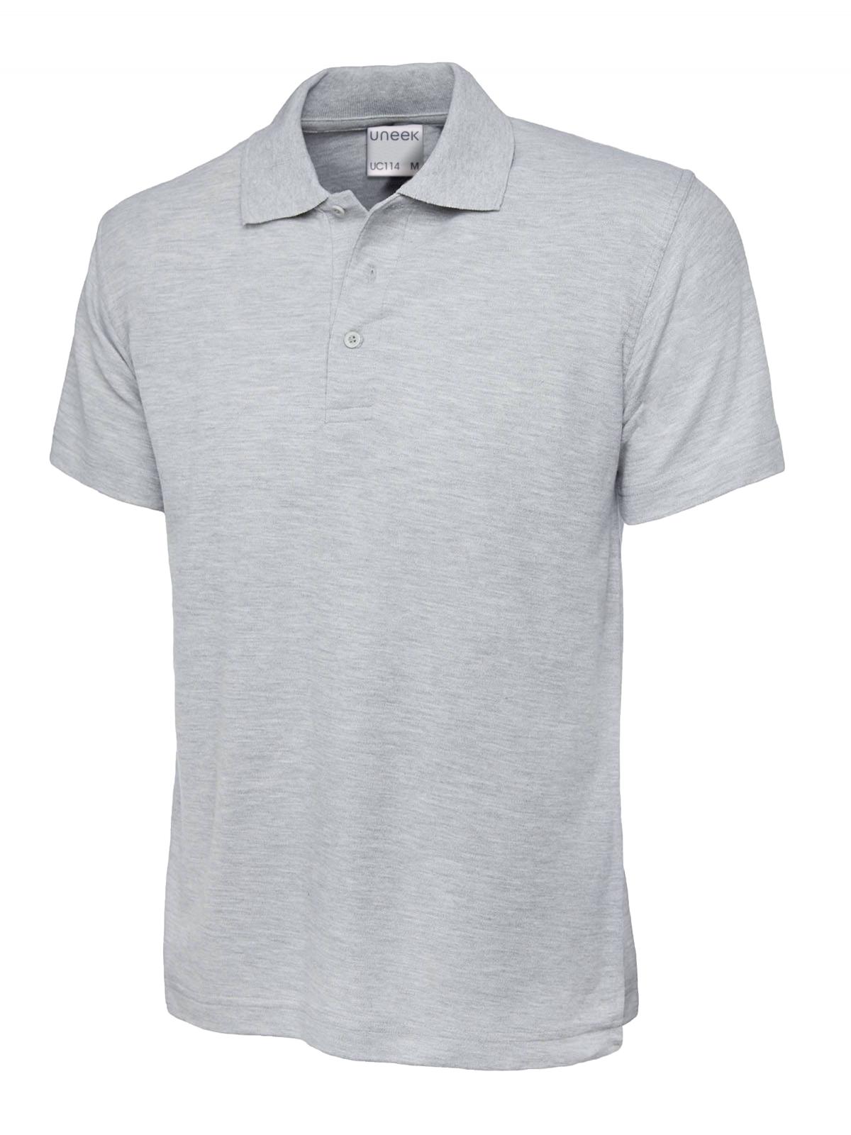 Men's Ultra Cotton Poloshirt - Heather Grey