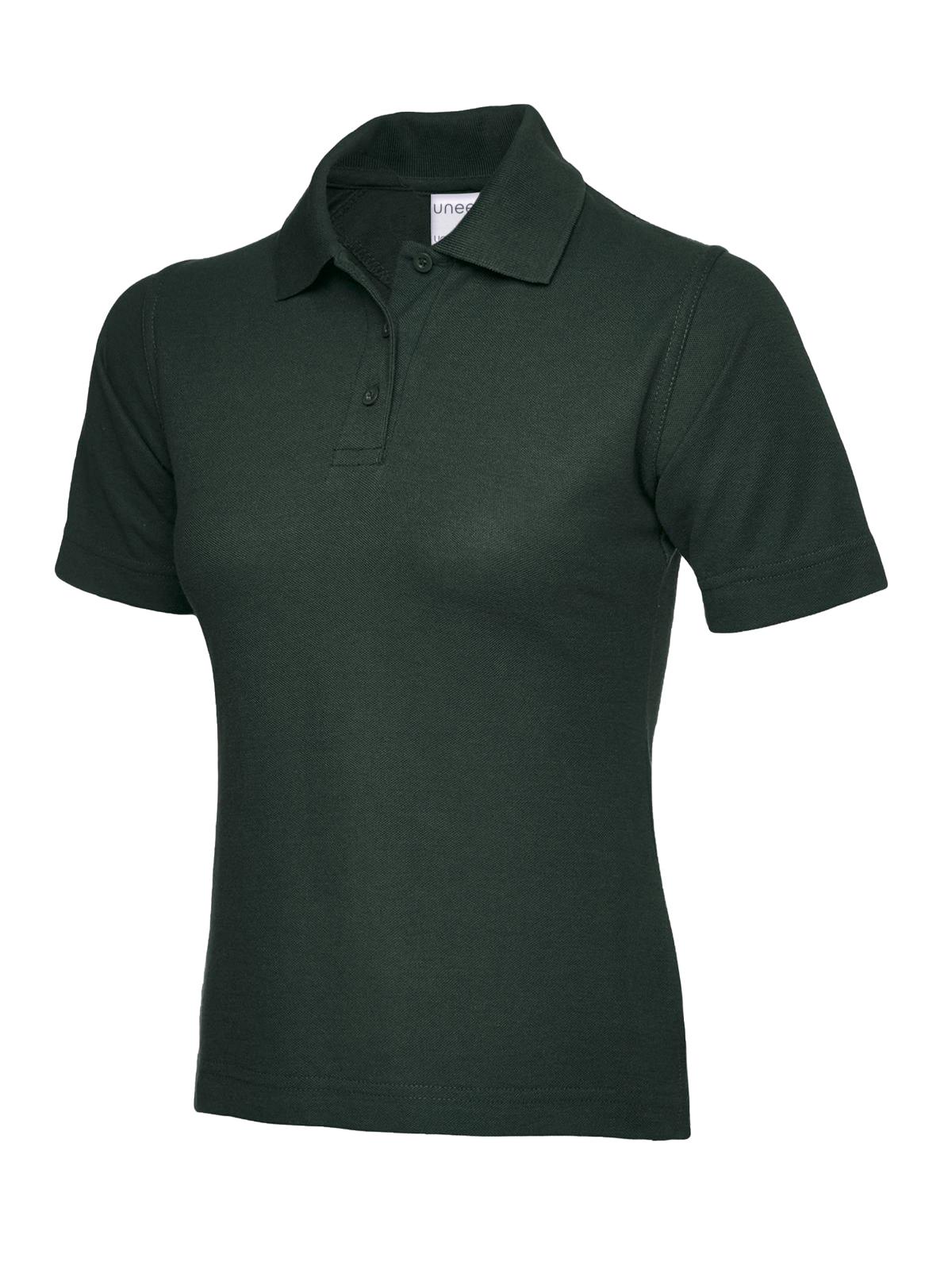 Ladies Ultra Cotton Poloshirt - Bottle Green