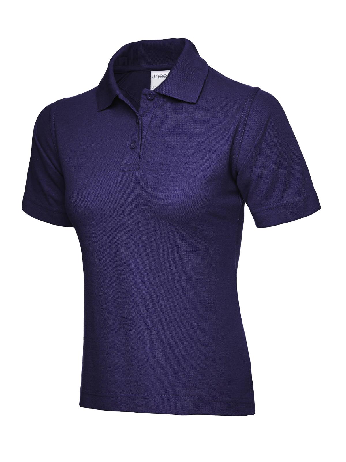 Ladies Ultra Cotton Poloshirt - Purple
