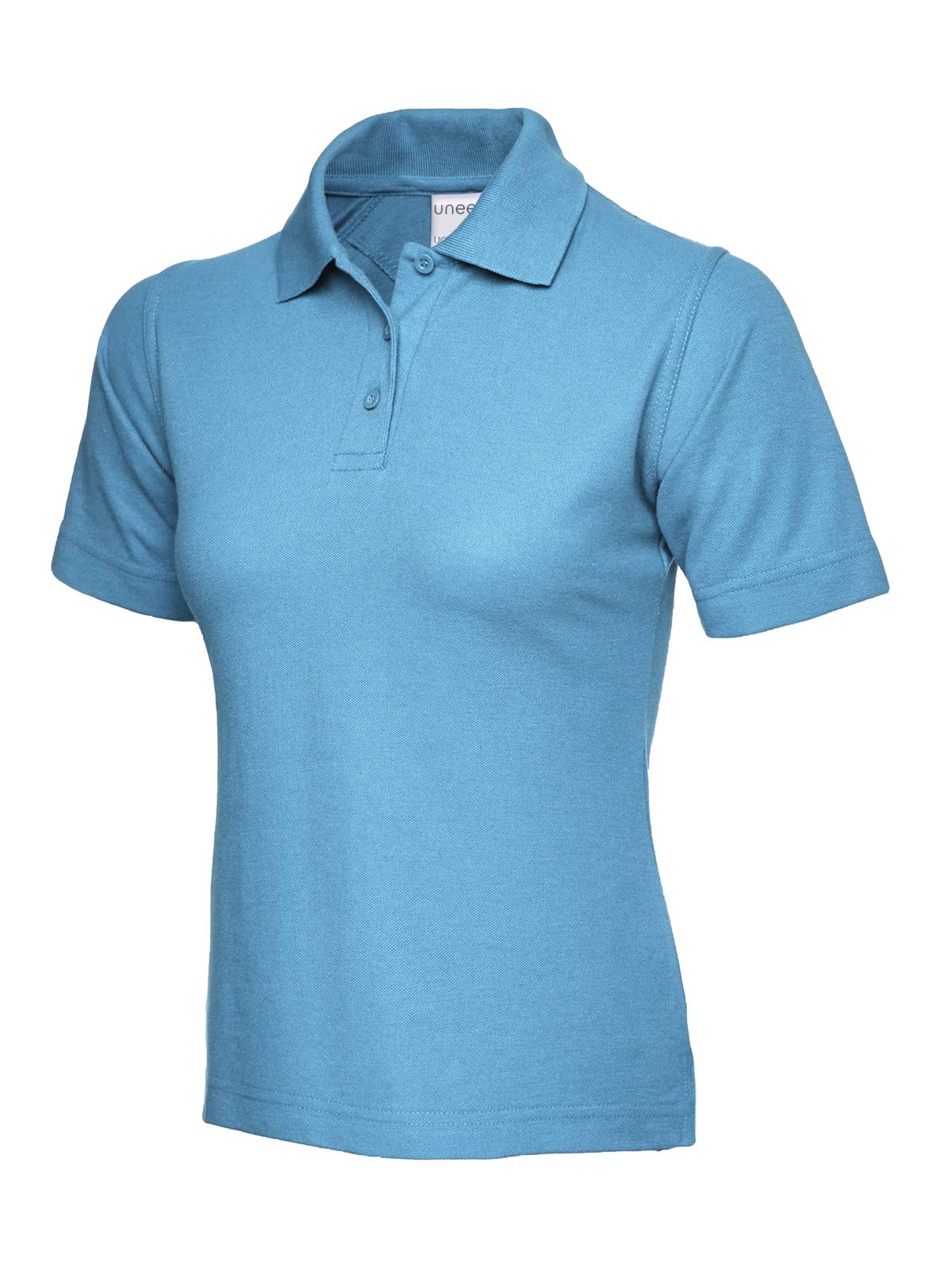 Ladies Ultra Cotton Poloshirt - Sky