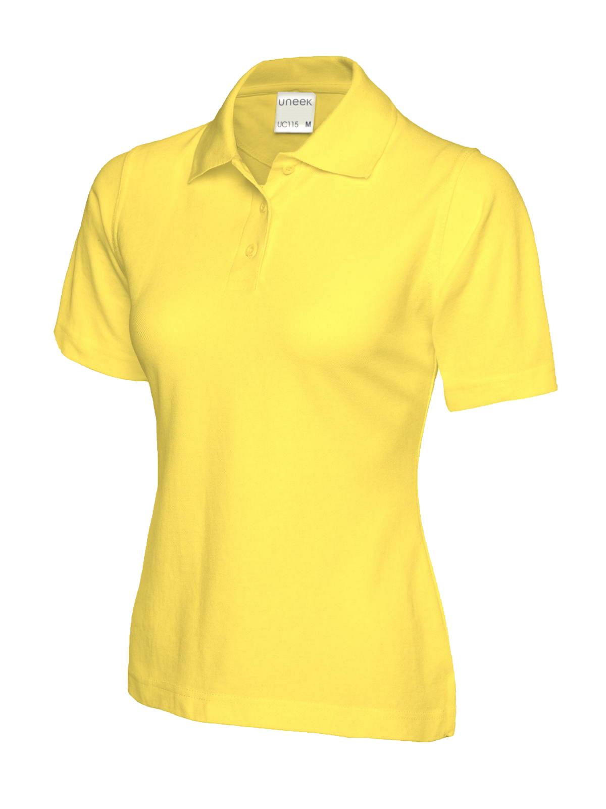 Ladies Ultra Cotton Poloshirt - Yellow