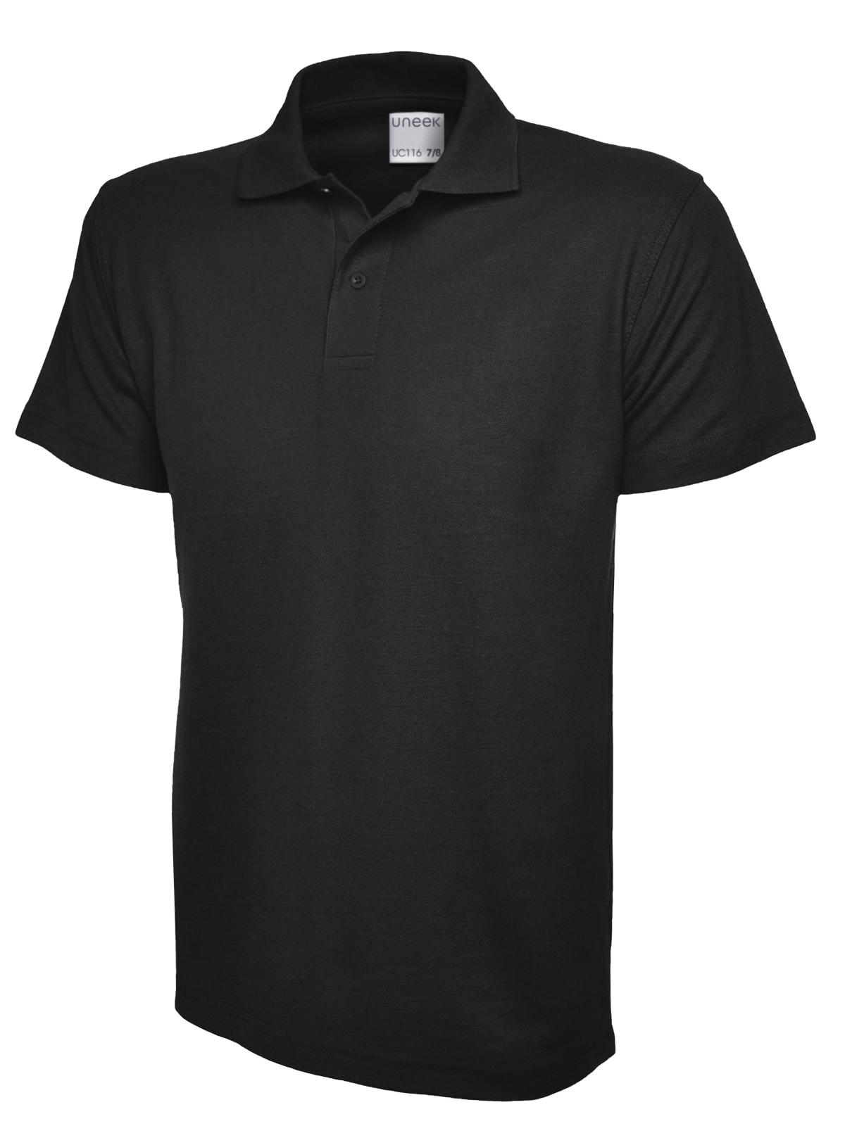 Children's Ultra Cotton Poloshirt - Black