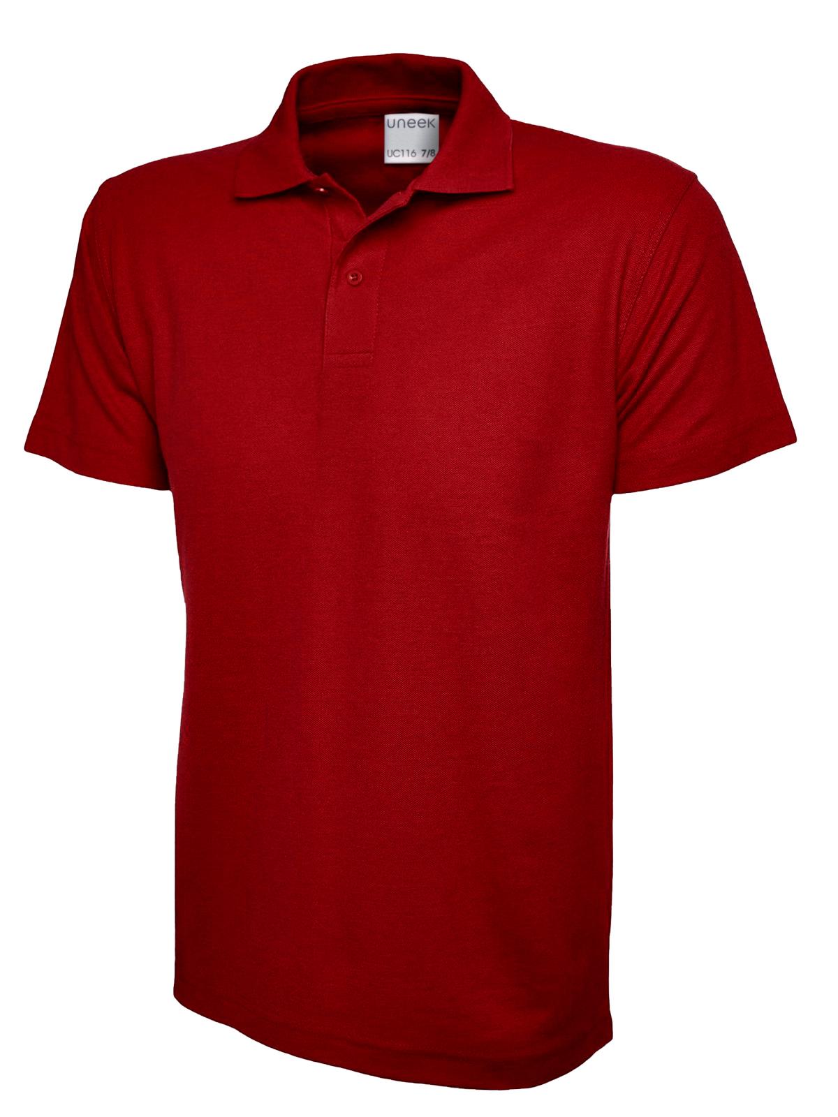 Children's Ultra Cotton Poloshirt - Red