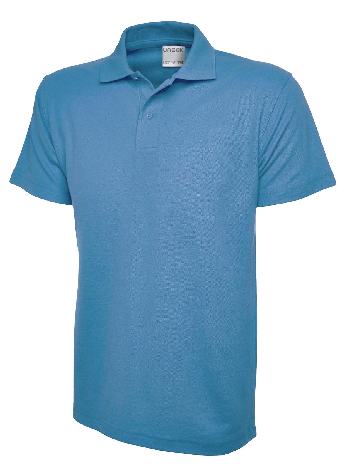 Children's Ultra Cotton Poloshirt - Sky