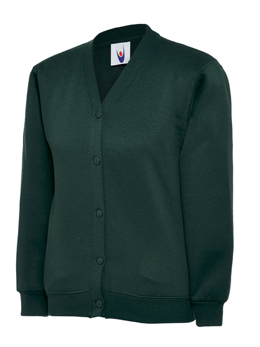 Childrens Cardigan - Bottle Green
