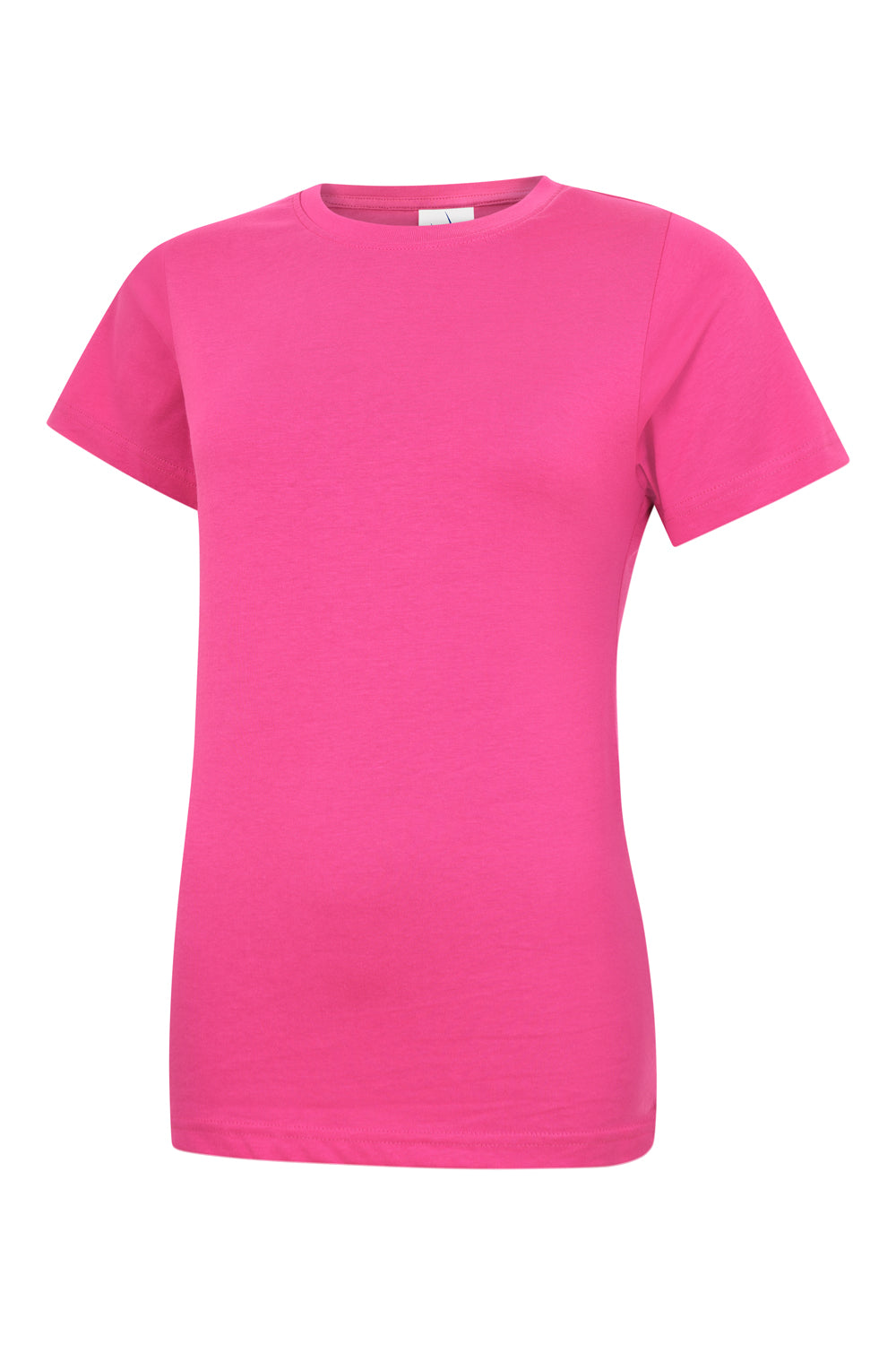Ladies Classic Crew Neck T-Shirt - Hot Pink