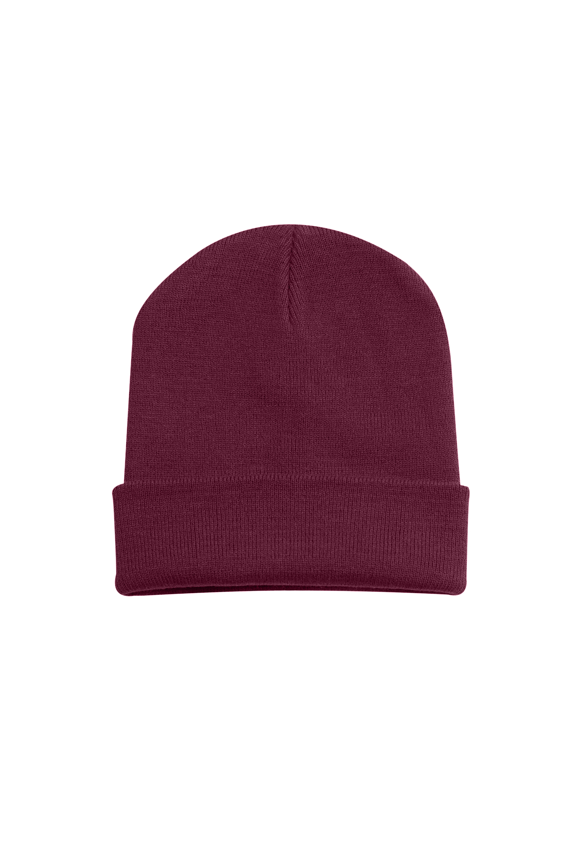 Heavweight Cuffed Beanies - Maroon