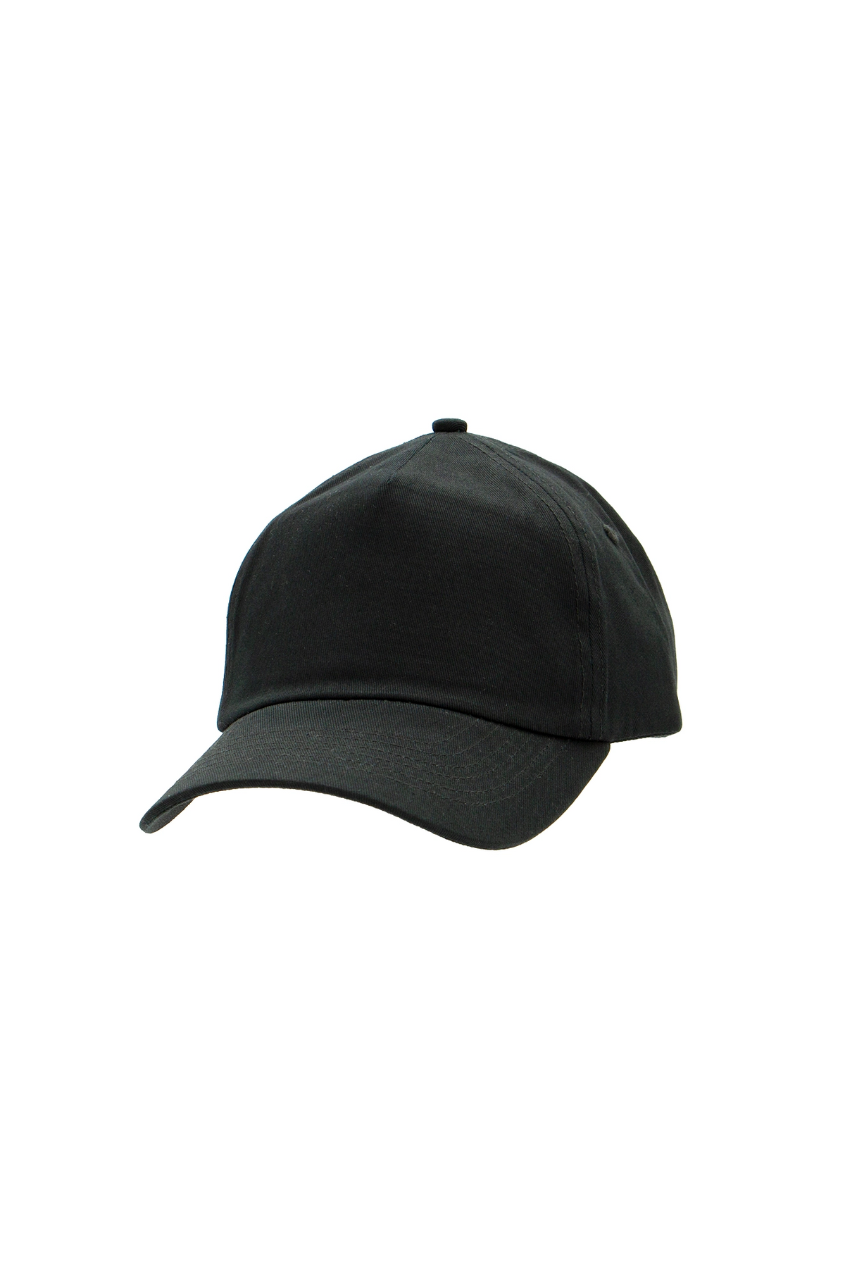 Classic 5 Panel Cap - Black