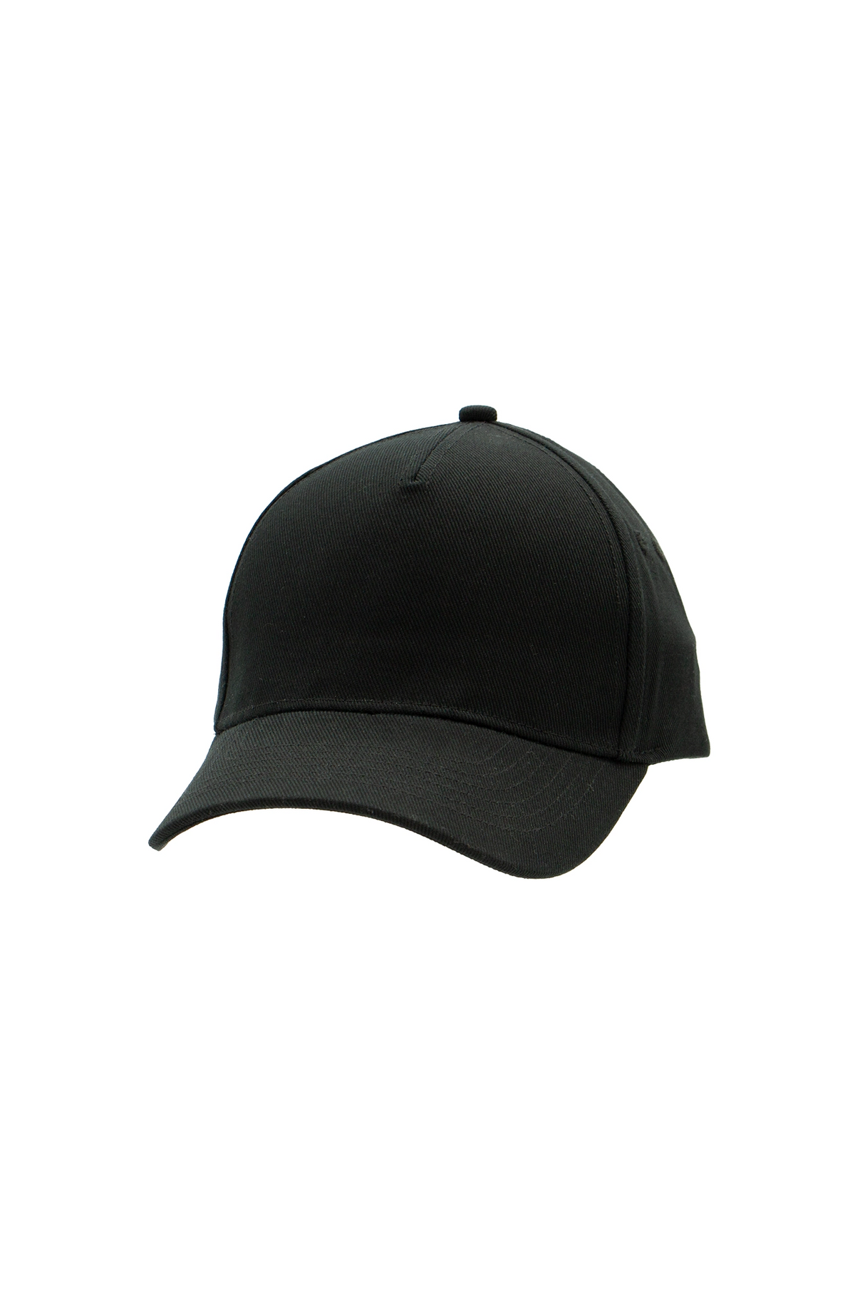 Heavyweight 5 Panel Cap - Black