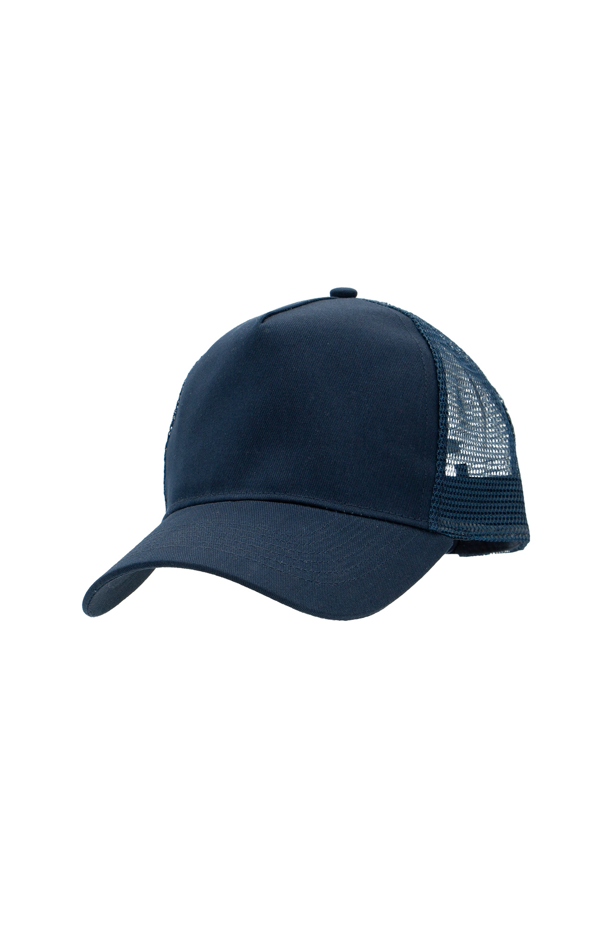 Snapback Trucker Cap - Navy/Navy