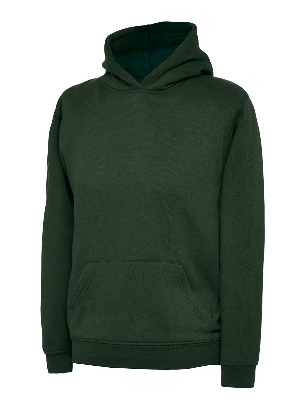 Childrens Hooded Sweatshirt - Bottle Green