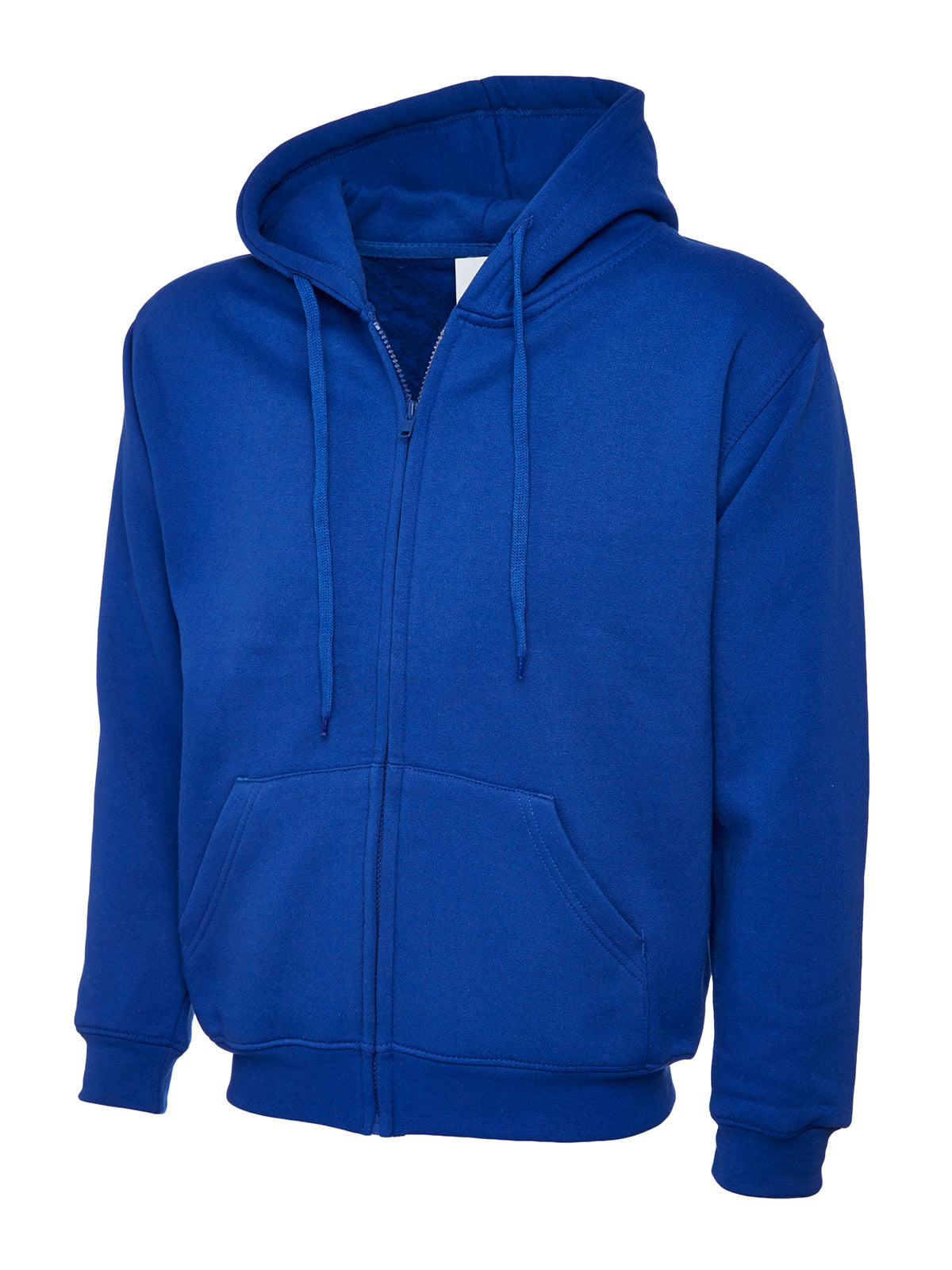 Adults Classic Full Zip Hooded Sweatshirt - Royal