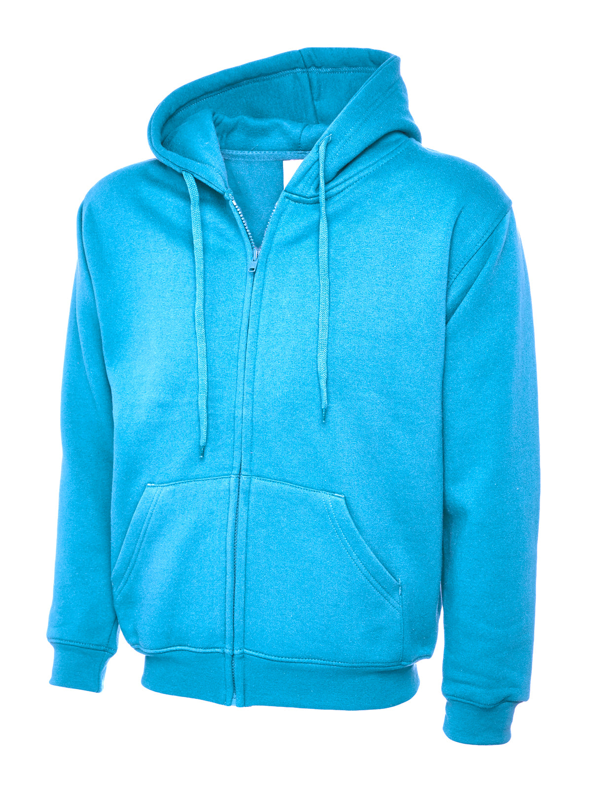 Adults Classic Full Zip Hooded Sweatshirt - Sky