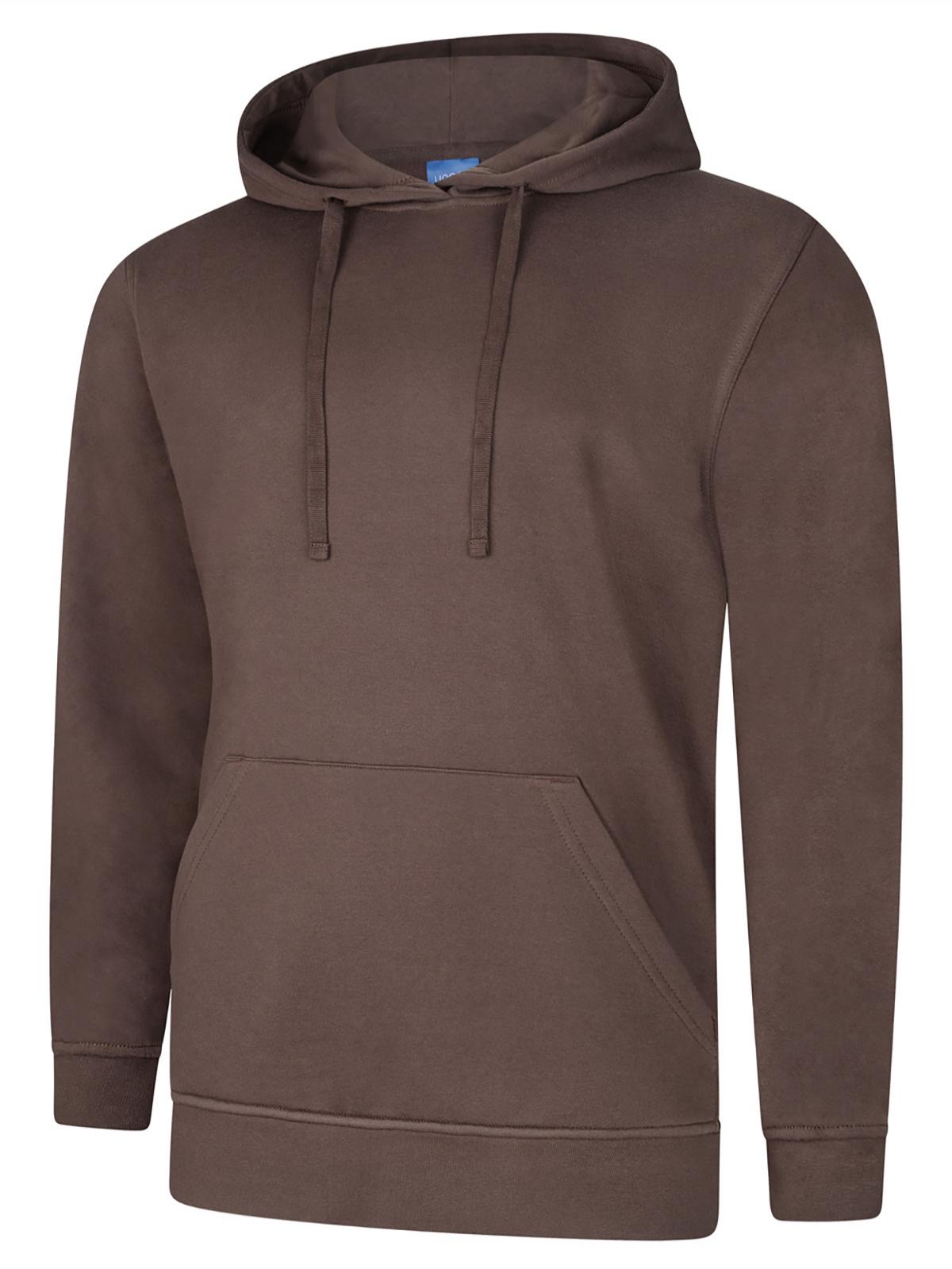 Deluxe Hooded Sweatshirt - Brown