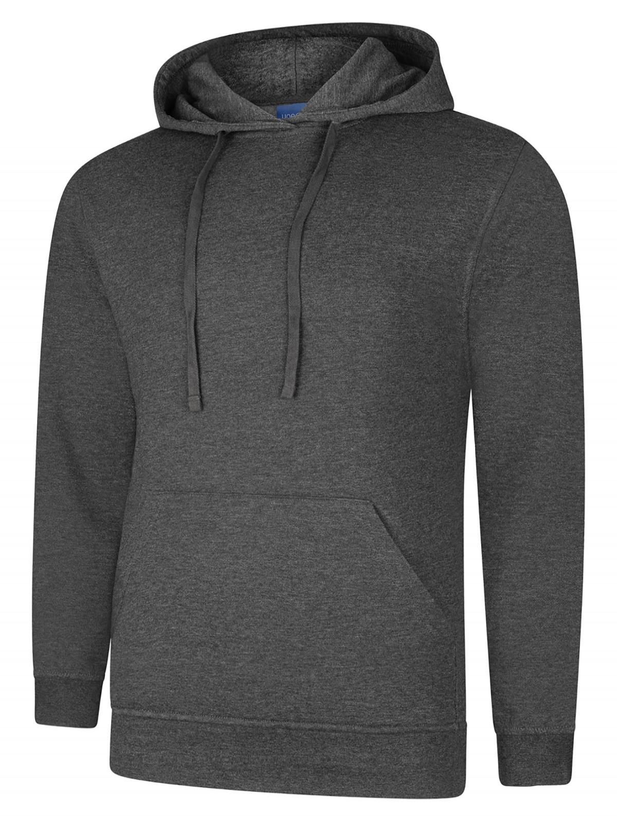 Deluxe Hooded Sweatshirt - Charcoal