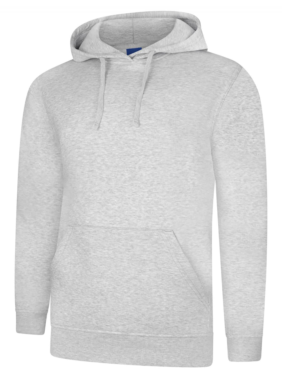 Deluxe Hooded Sweatshirt - Heather Grey