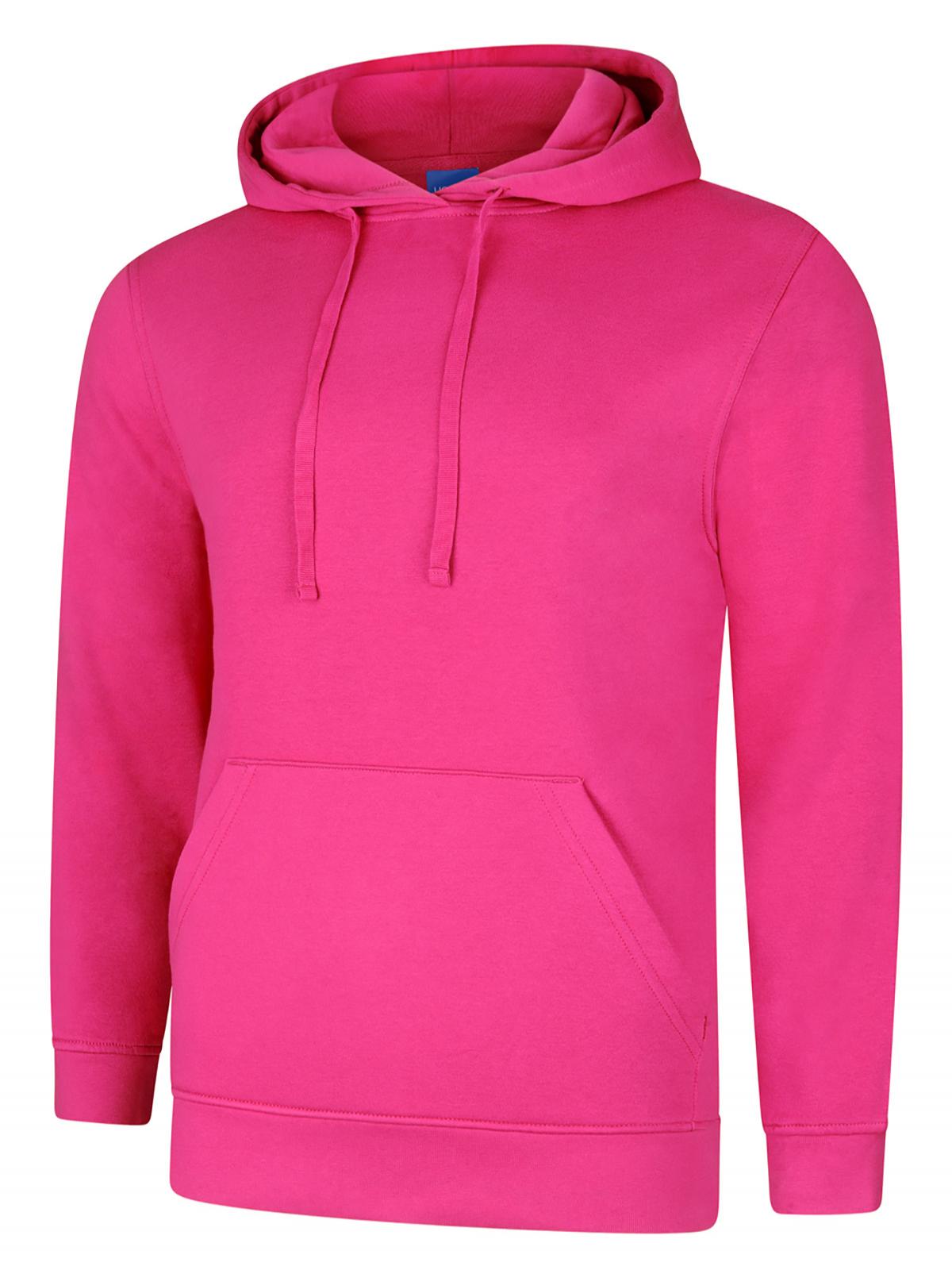 Deluxe Hooded Sweatshirt - Hot Pink