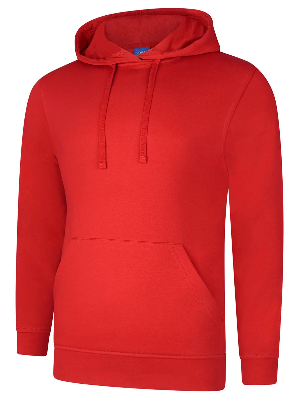Deluxe Hooded Sweatshirt - Red