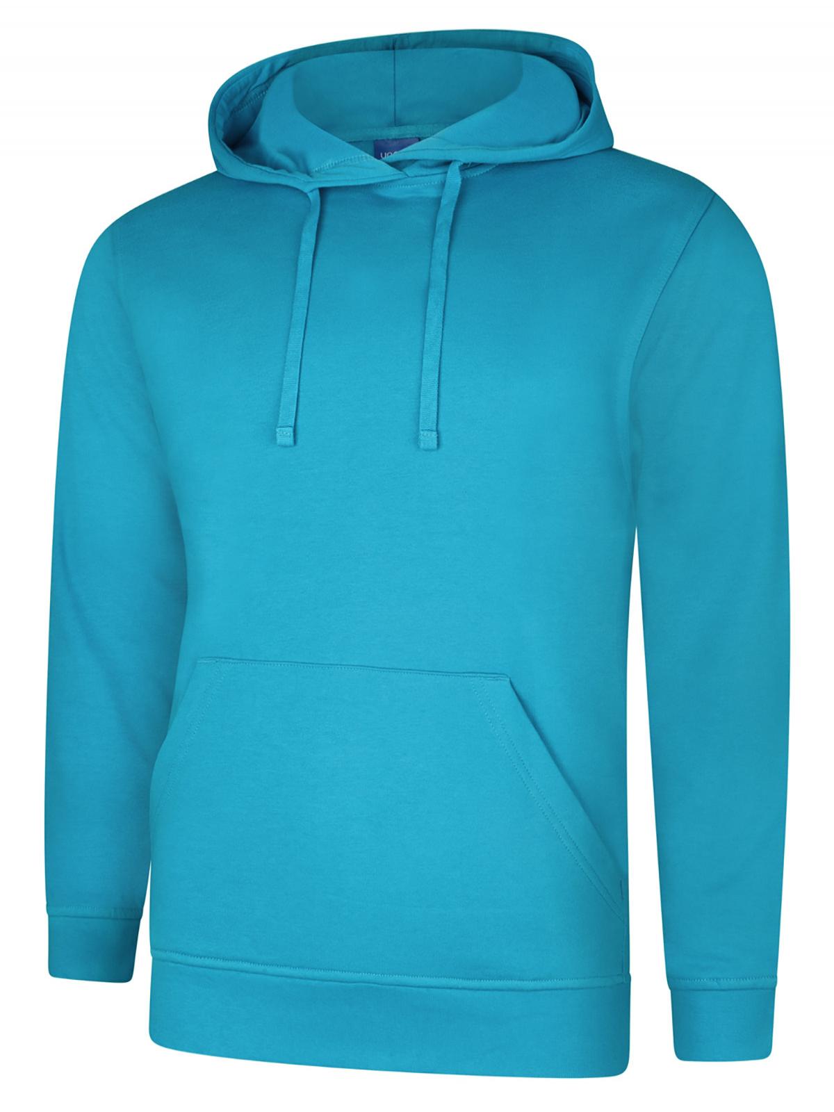 Deluxe Hooded Sweatshirt - Sapphire Blue