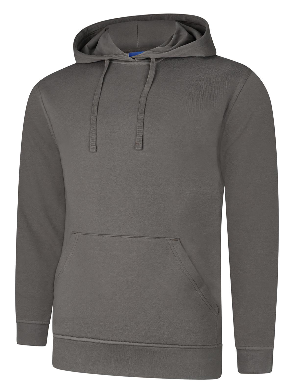 Deluxe Hooded Sweatshirt - Steel Grey