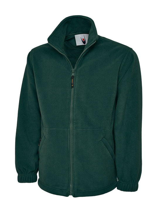 Premium Full Zip Micro Fleece Jacket - Bottle Green