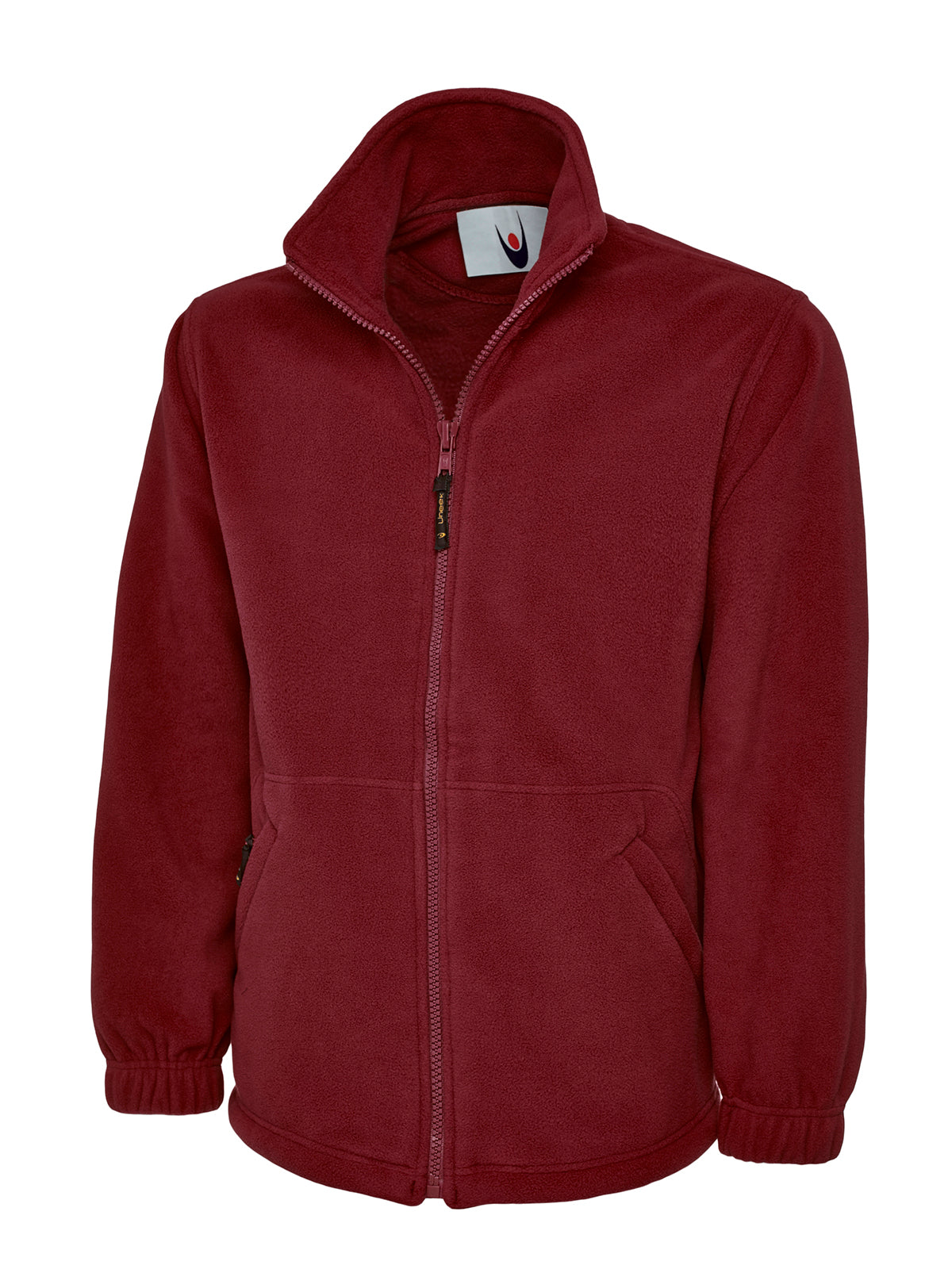 Premium Full Zip Micro Fleece Jacket - Maroon