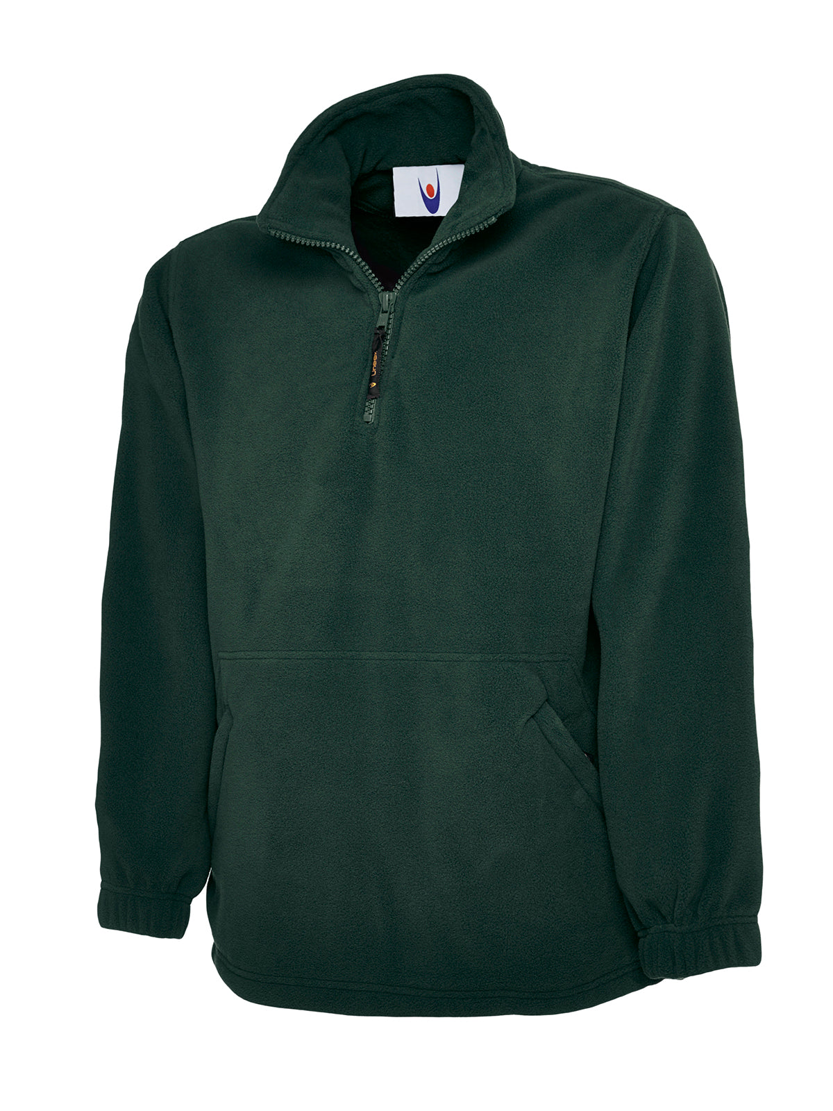 Premium 1/4 Zip Micro Fleece Jacket - Bottle Green