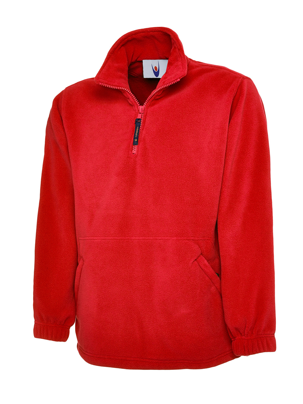 Premium 1/4 Zip Micro Fleece Jacket - Red