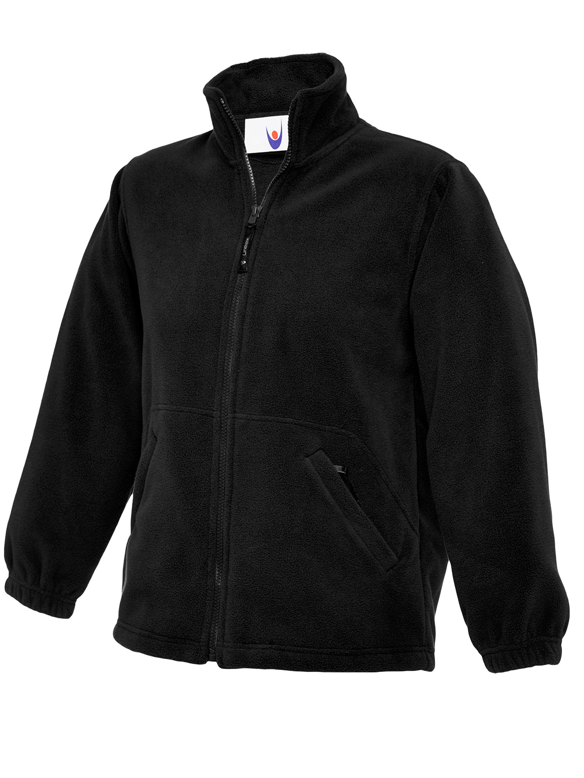 Childrens Full Zip Micro Fleece Jacket - Black