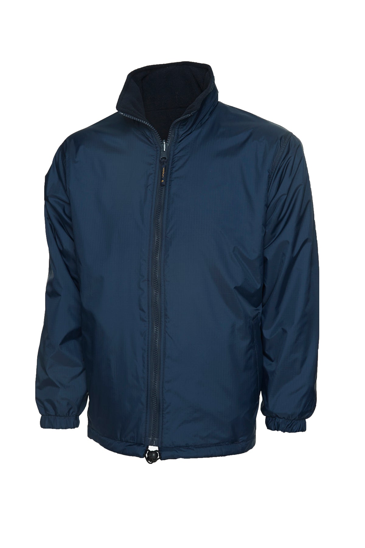 Premium Reversible Fleece Jacket - Navy