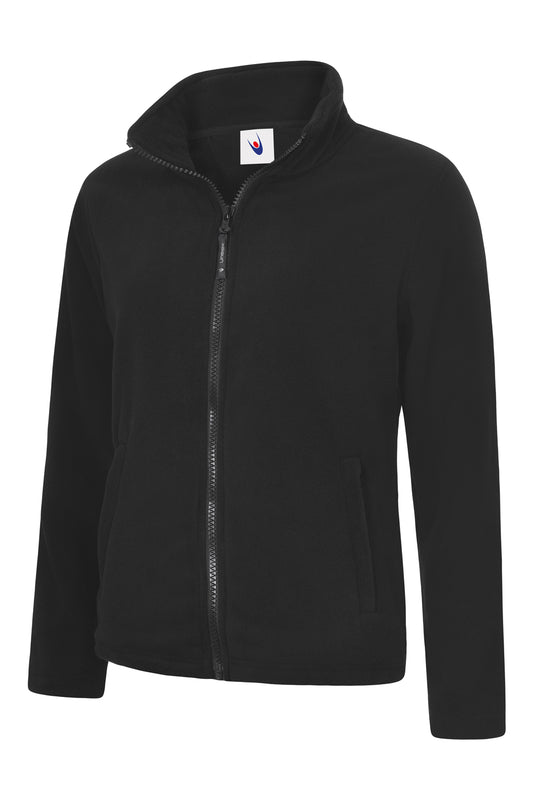 Ladies Classic Full Zip Fleece Jacket - Black