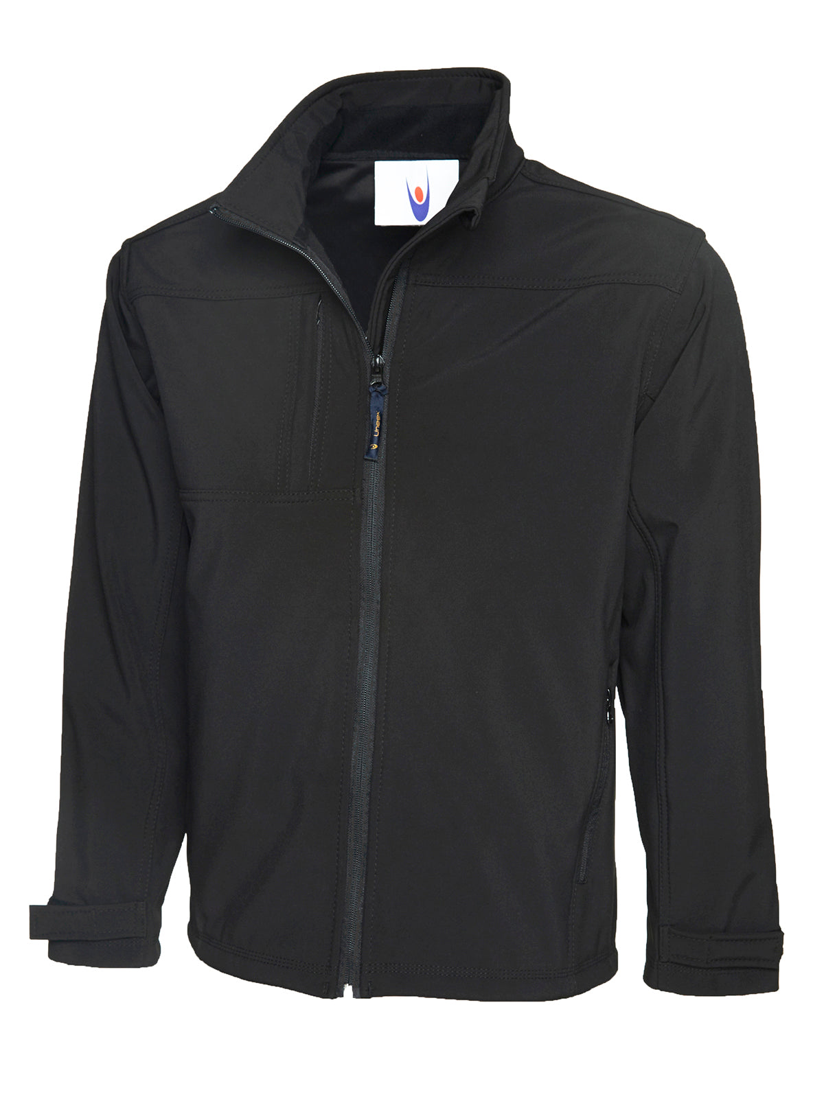 Premium Full Zip Soft Shell Jacket - Black
