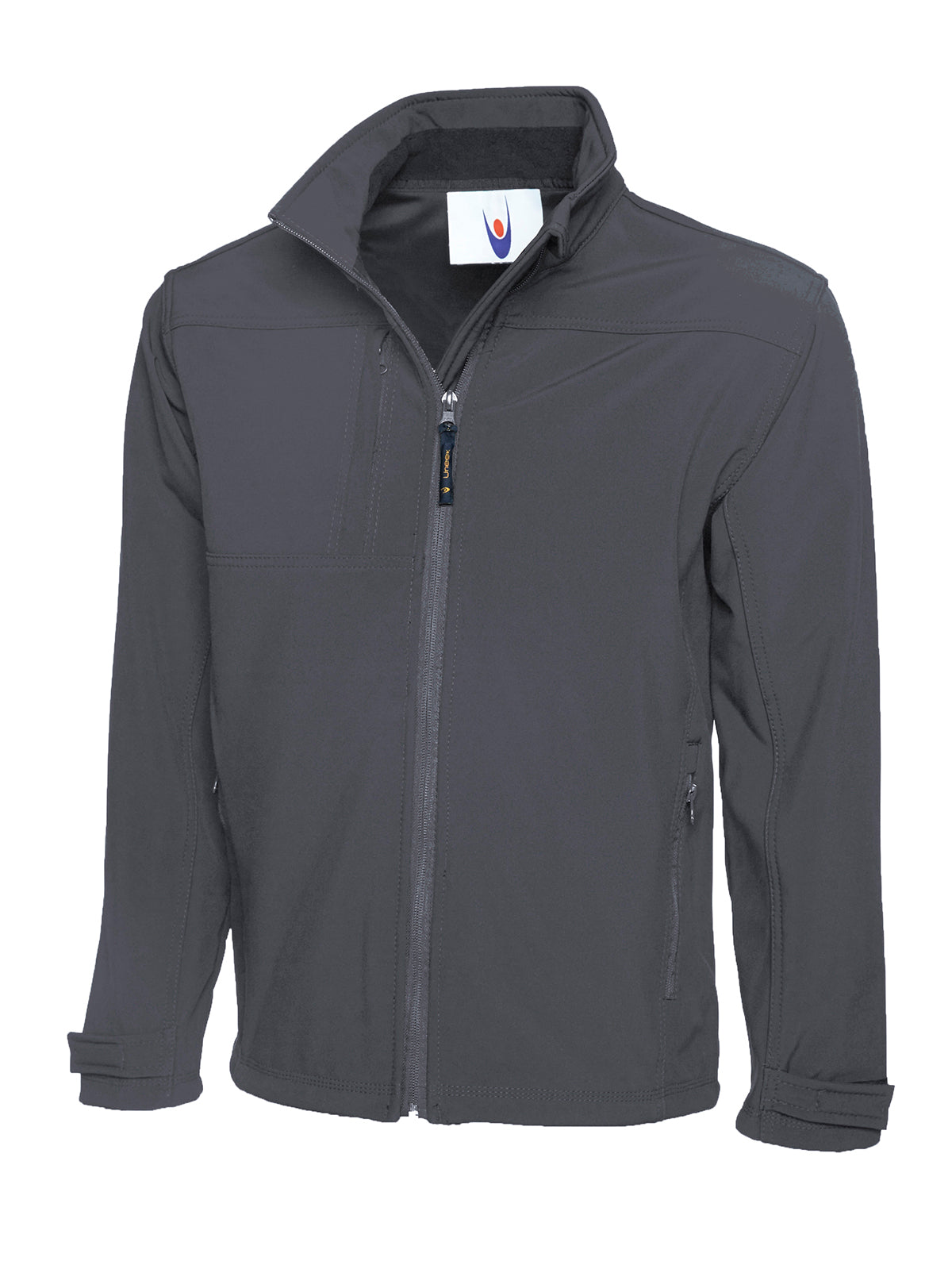 Premium Full Zip Soft Shell Jacket - Light Grey