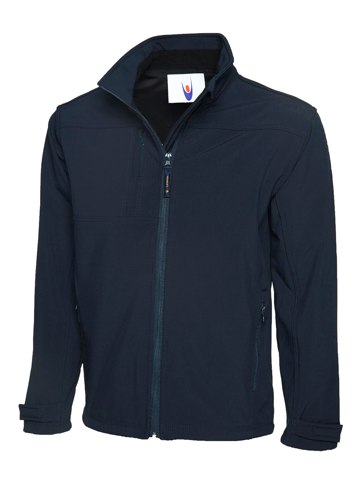 Premium Full Zip Soft Shell Jacket - Navy
