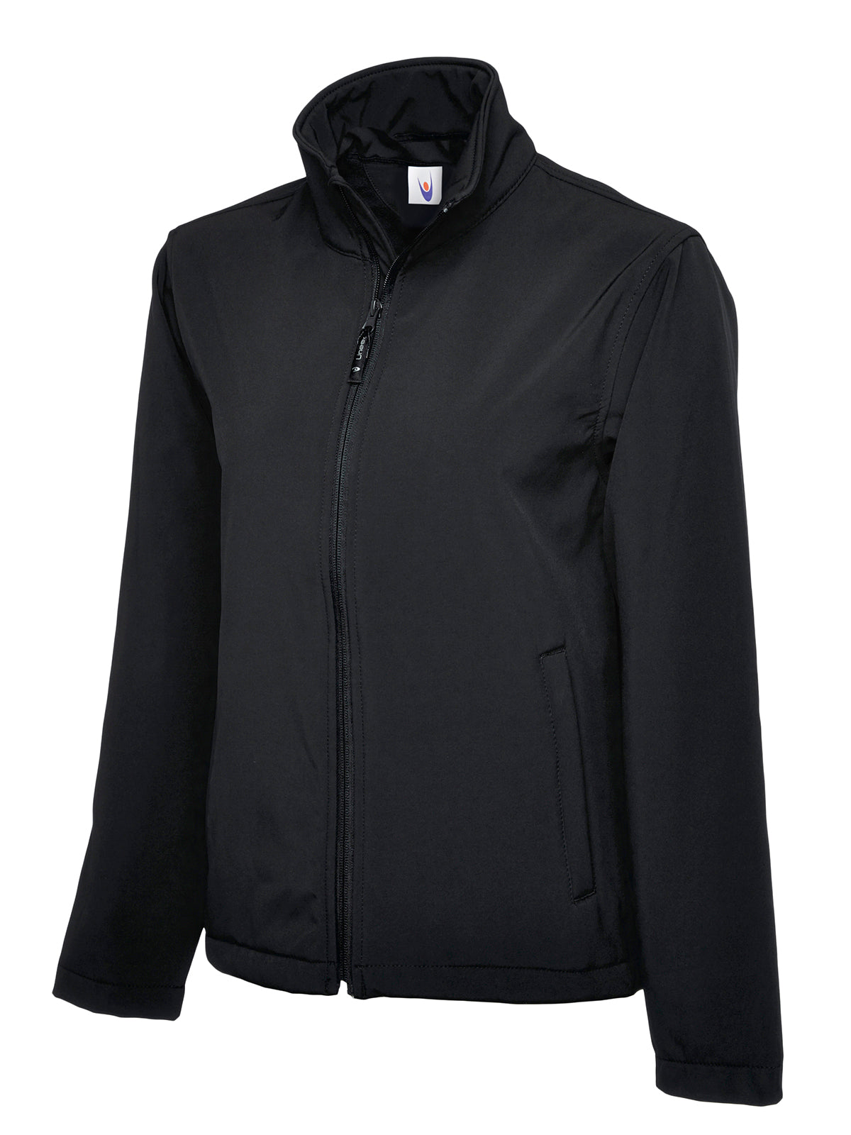 Classic Full Zip Soft Shell Jacket - Black