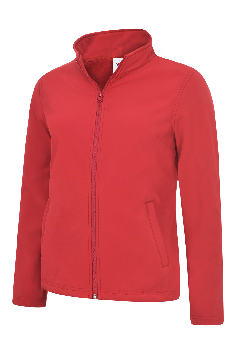 Ladies Classic Full Zip Soft Shell Jacket - Red