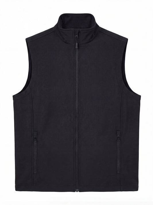 Printable Softshell Gilet - Black/Black